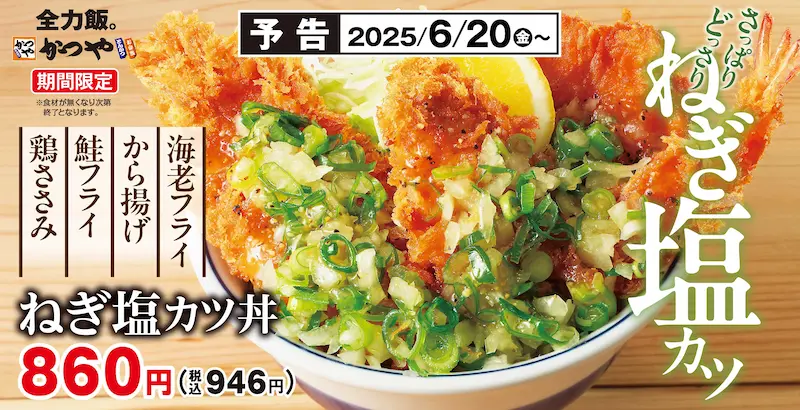 ねぎ塩カツ丼