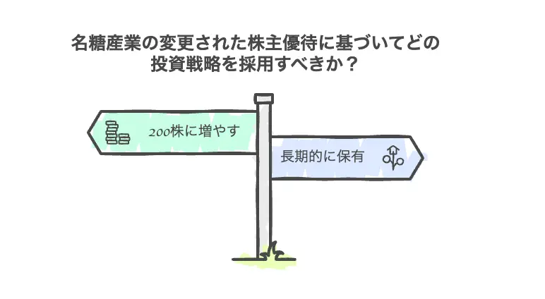 名糖産業の株主優待変更を受けての投資戦略